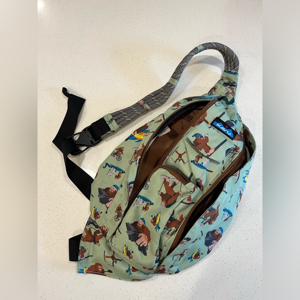 Kavu Sasquatch Print Sling Bag